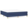 vidaXL Boxspringbettgestell Blau 160x200 cm Stoff