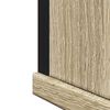 vidaXL Bad-Spiegelschrank Sonoma-Eiche 42x12x60 cm Holzwerkstoff