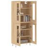 vidaXL Highboard Sonoma-Eiche 69,5x34x180 cm Holzwerkstoff