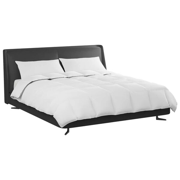 vidaXL Winterbettdecke mit Kissen 3 pcs Wei&szlig; Daunenfeder