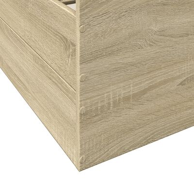 vidaXL Bettgestell mit Schubladen Sonoma-Eiche 90x200cm Holzwerkstoff