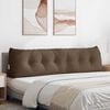 vidaXL R&uuml;cken Kissen Braun 180 x 24 x 50 cm Stoff