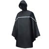 Willex Regenponcho mit Kapuze Einheitsgr&ouml;&szlig;e Schwarz