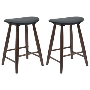 vidaXL Esszimmerst&uuml;hle 2 pcs Hellbraun 46 x 37 x 63 cm