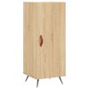 vidaXL Highboard Sonoma-Eiche 34,5x34x180 cm Holzwerkstoff