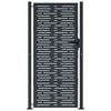 vidaXL Gartentor Anthrazit 100x175 cm Stahl Quadratisches Design