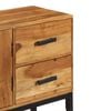 vidaXL Sideboard Braun 110x30x70 cm Massivholz Akazie