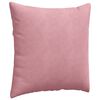 vidaXL Sofakissen 2 St&uuml;ck Rosa 80 x 80 cm Cordstoff