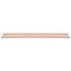 vidaXL Schwebendes Regal 2 pcs Rosa 80 x 18 x 2,5 cm Stahl