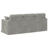 vidaXL Sofa Hellgrau Gesamtabmessungen: 198 x 78 x 80 cm (B x T x H)