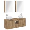 vidaXL Badezimmerschrank-Set 5 pcs Artisan-Eiche 53 x 15,5 x 70 cm