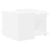 vidaXL Couchtisch Wei&szlig; 50,5 x 50 x 33 cm Holzwerkstoff