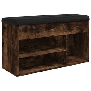 vidaXL Schuhbank R&auml;uchereiche 82x32x45,5 cm Holzwerkstoff