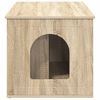 vidaXL Katzenhaus Sonoma 85 x 55 x 50,5 cm Holzwerkstoff