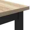 vidaXL Tisch Sonoma-Eiche 100 x 50 x 76,5 cm Ingenieure Holz und Stahl