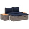 vidaXL Outdoor-Sofagarnitur 4 -Seater 4 pcs 55 x 30 x 39 cm