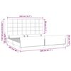 vidaXL Bettgestell ohne Matratze Dunkelgr&uuml;n 200x200 cm Samt