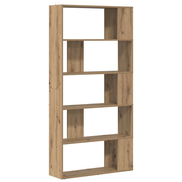 vidaXL B&uuml;cherregal Artisan-Eiche 80 x 24 x 159 cm Holzwerkstoff