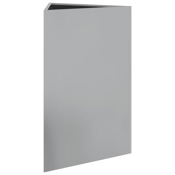 vidaXL Pflanzkübel Dreieckig 50x43x75 cm Verzinkter Stahl