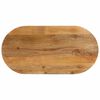vidaXL Tischplatte 110x50x2,5 cm Oval Massivholz Mango