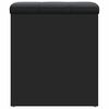 vidaXL Sitzbank mit Stauraum Schwarz 42x42x45 cm Holzwerkstoff