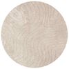 vidaXL Innen- und Au&szlig;enteppich PALMERAS Beige &Oslash; 120 CM Polyester