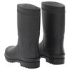 vidaXL Gummistiefel Schwarz Gr&ouml;&szlig;e 44 PVC