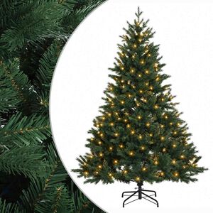 vidaXL K&uuml;nstlicher klappbarer Weihnachtsbaum 120 cm 150 LEDs