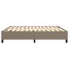 vidaXL Boxspringbettgestell Taupe 160x200 cm Stoff