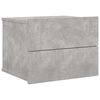 vidaXL Nachttisch Betongrau 40x30x30 cm Holzwerkstoff