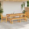 vidaXL Garten Essgruppe 5 pcs Braun Massivholz Akazie