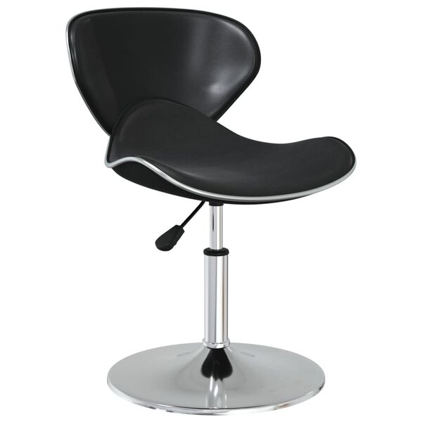 vidaXL Esszimmerst&uuml;hle 4 Stk. Schwarz Kunstleder