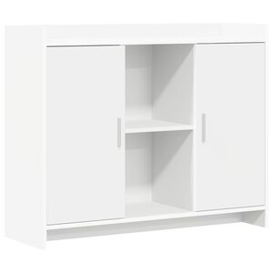 vidaXL Sideboard Wei&szlig; 98,5 x 33 x 80 cm Holzwerkstoff