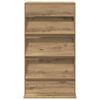 vidaXL Magazinregal Artisan-Eiche 70 x 41 x 126 cm Holzwerkstoff