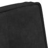vidaXL Relaxsessel mit Hocker Schwarz Samt
