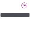 vidaXL Raseneinfassung 10 Stk. 15 x 103 cm Kaltgewalzter Stahl