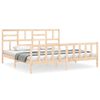 vidaXL Bettgestell ohne Matratze Super King Size Massivholz Kiefer