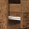vidaXL Nachttisch Altholz-Optik 39x35x125 cm Holzwerkstoff