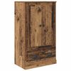 vidaXL Highboard mit Schubladen 3 pcs Altholz Holzwerkstoff