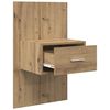 vidaXL Nachttisch 2 pcs Artisan-Eiche 50 x 32,5 x 80cm Holzwerkstoff