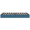 vidaXL Ottoman-Bett ohne Matratze Dunkelblau 120x190 cm Samt