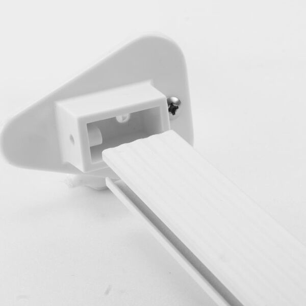 RIDDER Universal-Duschvorhangstange Weiß 160 x 70 cm