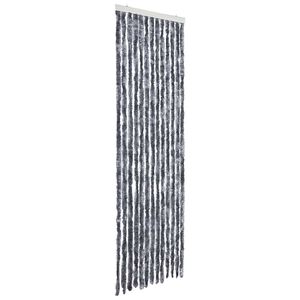 vidaXL Insektenschutz-Vorhang Silbern 56x185 cm Chenille
