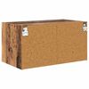 vidaXL Wandschr&auml;nke 2 pcs Altholz 68 x 37 x 35 cm Holzwerkstoff
