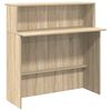 vidaXL Empfangstheke Sonoma-Eiche 200x50x103,5 cm Holzwerkstoff