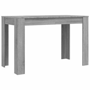 vidaXL Esstisch Grau Sonoma 120x60x76 cm Holzwerkstoff