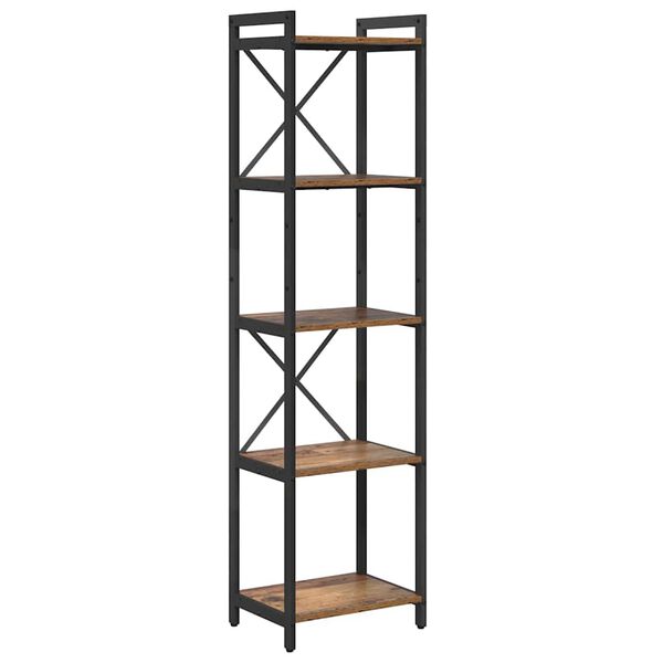 vidaXL B&uuml;cherregal Altholz 40 x 30 x 155 cm Holzwerkstoff