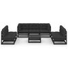vidaXL 8-tlg. Garten-Lounge-Set mit Kissen Kiefer Massivholz