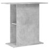 vidaXL Aquariumst&auml;nder Betongrau 75x36x72,5 cm Holzwerkstoff