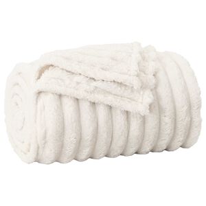 vidaXL Wohndecke Creme 240 x 220 cm 1.37 kg Fleece